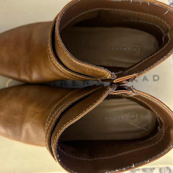 Brown booties with 1 in heel by Lauren Conrad - Picture 5 of 5